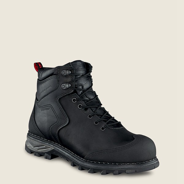 Bottes de Sécurité Red Wing - Burnside - 6-Inch Waterproof Toe - Noir - Homme 489YIVMQX